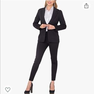 Women's Business Blazer Pant Suit Set for Work